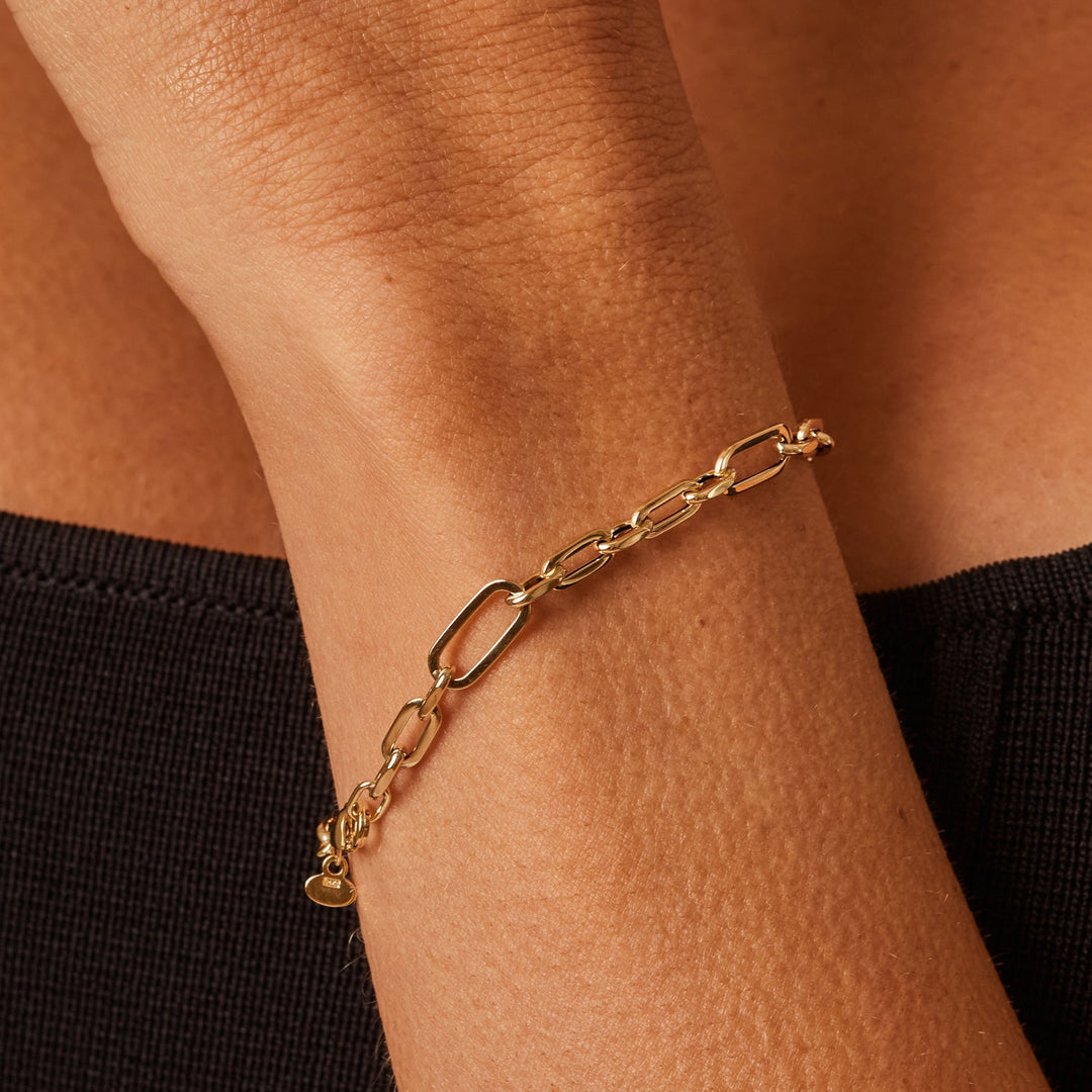 Avery Paperclip Chain Bracelet