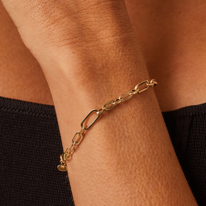 Avery Paperclip Chain Bracelet