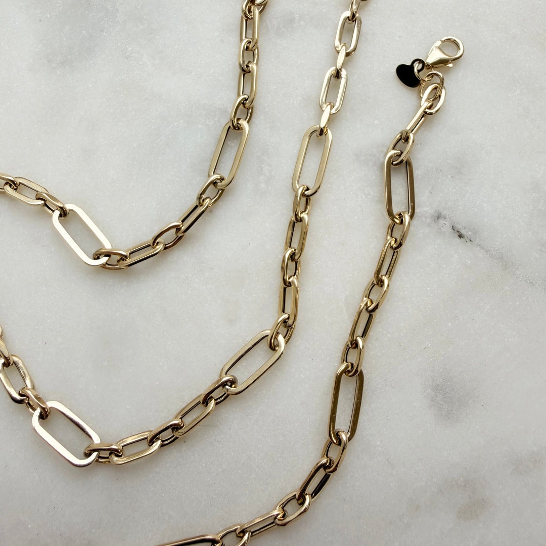 Avery Paperclip Chain Bracelet